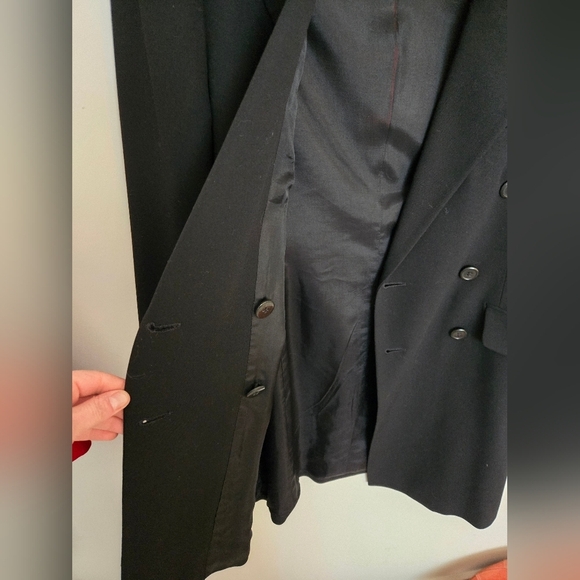 Ralph Lauren Vintage long black blazer preppy classic designer | 4 - Picture 4 of 9